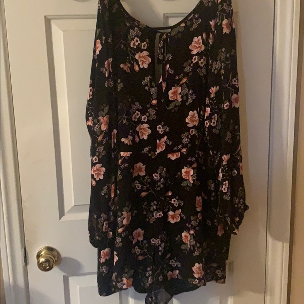 Floral print romper